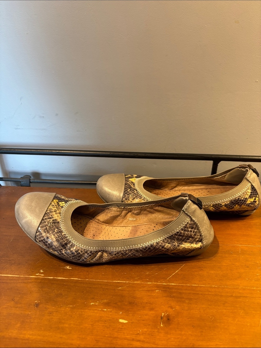 Rudsak Snakeskin Leather Ballet Shoe - Picture 6 of 11
